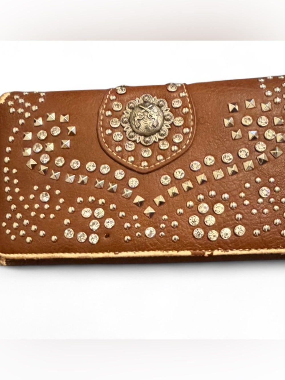 Shyanne Western Tri-Fold Bling Wallet